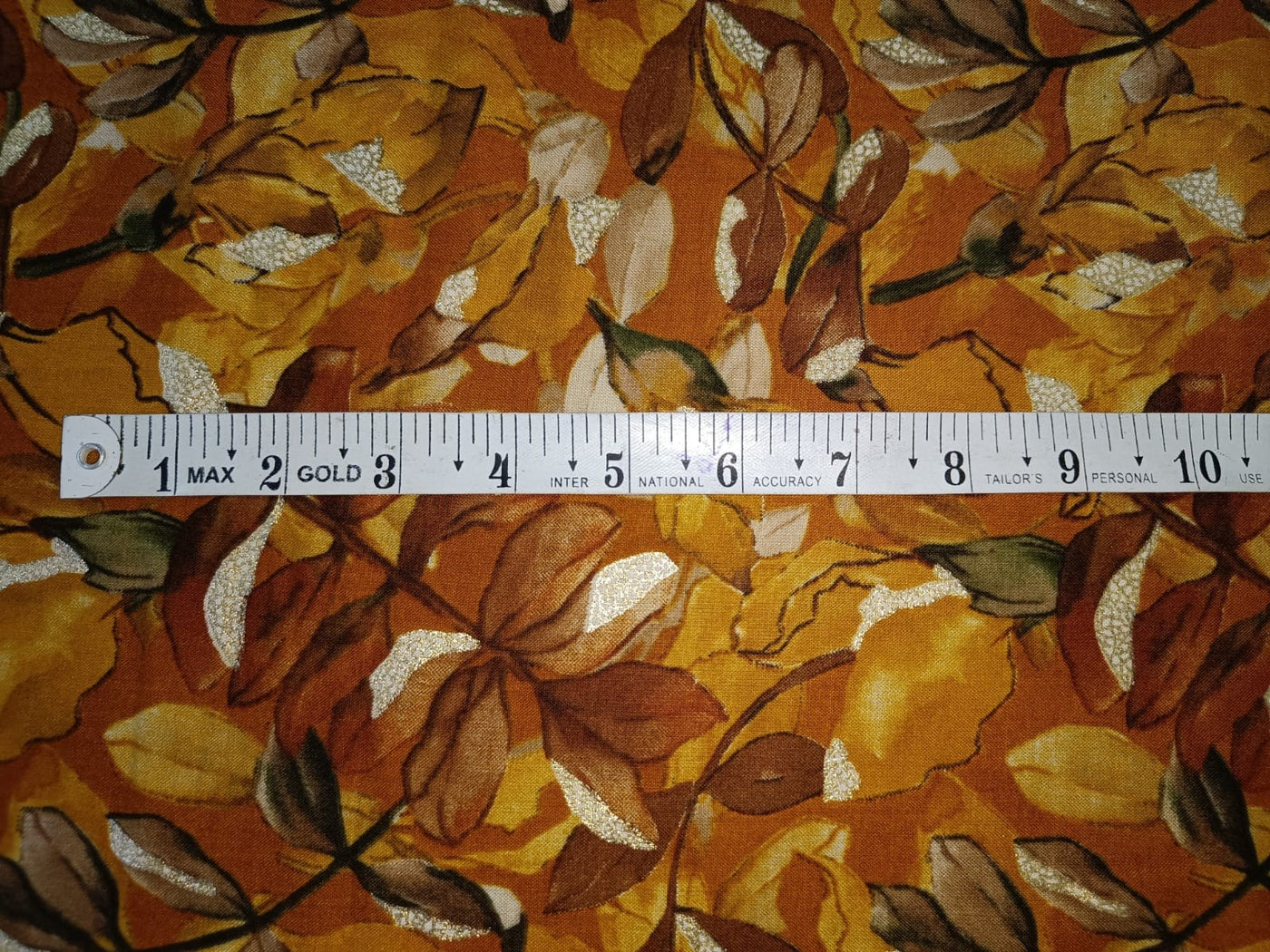 Premium Viscose Rayon  fabric with foil print 58" wide available in four colors