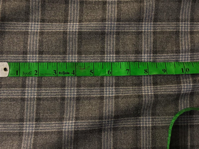 Tweed Premium Suiting plaids Fabric 58" wide available in 2 colors charcoal grey and denim blue [[17336/37]
