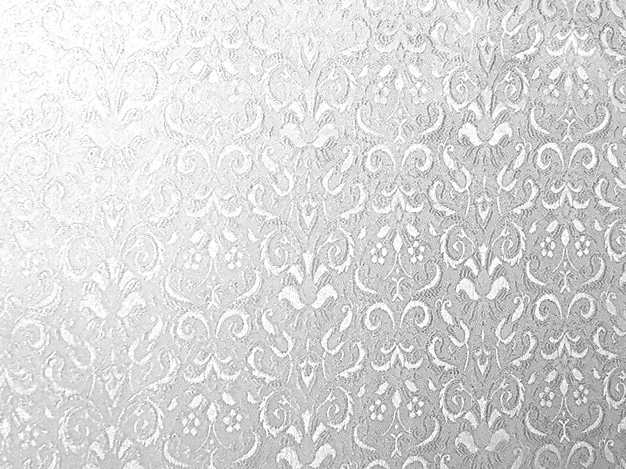 Silk Brocade fabric WHITE SELF  JACQUARD available in 4 DESIGNS GEOMETRIC FLORAL/FLORAL VINE/PAISLEY AND GEOMETRIC TRIANGLES  BRO961