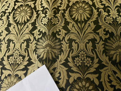 Silk Brocade fabric GOLD X METALIC GOLD 44" wide BRO906[1]