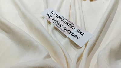 Sand wash Silk DUPION  fabric 44" wide-IVORY [15763]