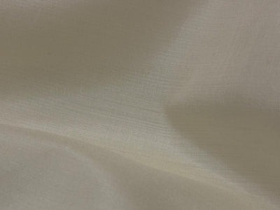 TUSSAR  SILK NATURAL IVORY FABRIC 44&quot; WIDE 19 momme [18313]