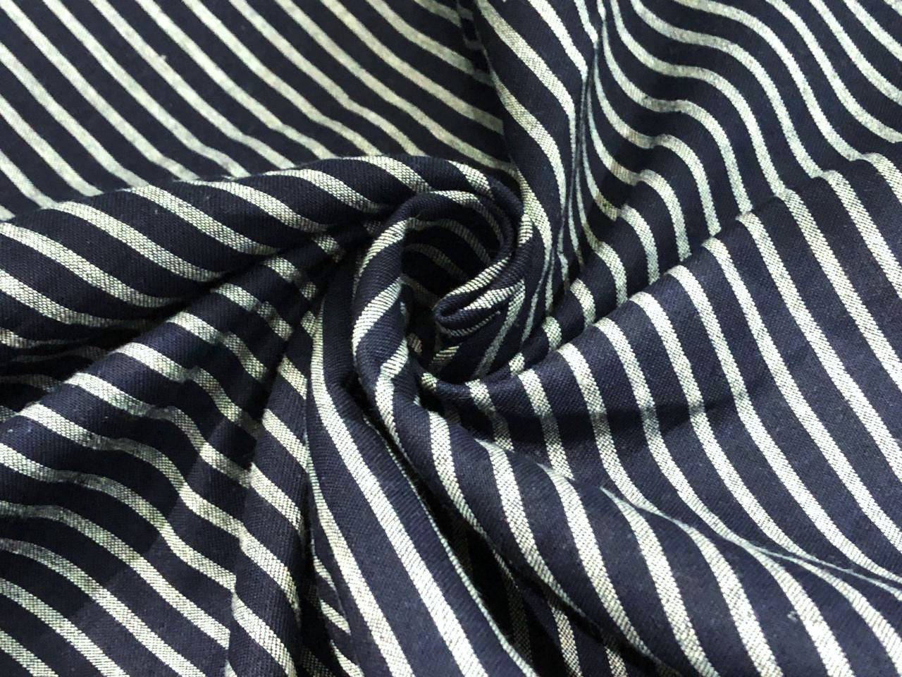 100% Cotton Denim  Fabric 58" wide available in ZIG ZAG DESIGN 3 COLORS white with black zigzag/white with navy zigzag and navy with white