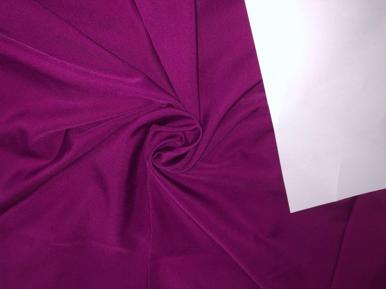 Viscose crepe fabric 44&quot; wide available in 6 colors camel beige ,orange, blue, pink and Aubergine  pink