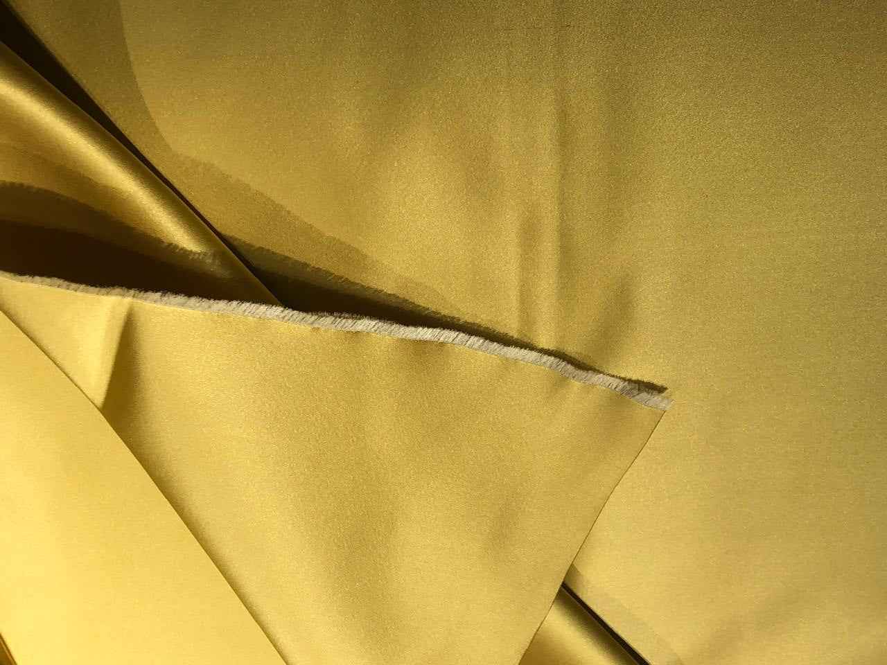 Silk Duchess satin  fabric 40 momme 54" wide gold  [17607]
