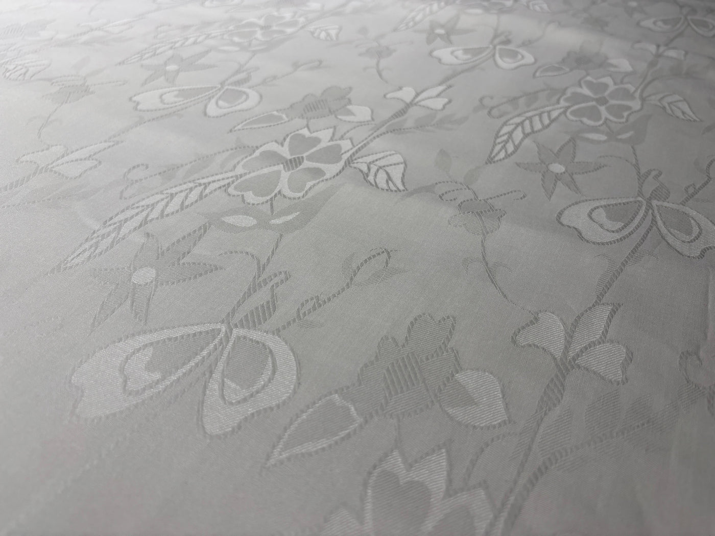 Jasmin Jacquard Fabric raised, intricate floral patterns in 2 designs [18822/23]