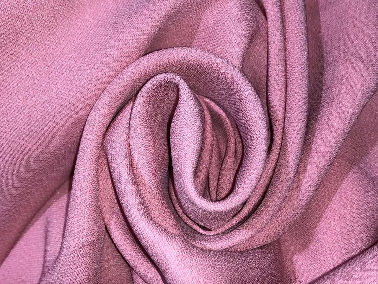 Pure Silk Crepe fabric 40 momme weight 44" wide available in 4 colors parrot green, aegean blue ,pink lavender and dusty pink