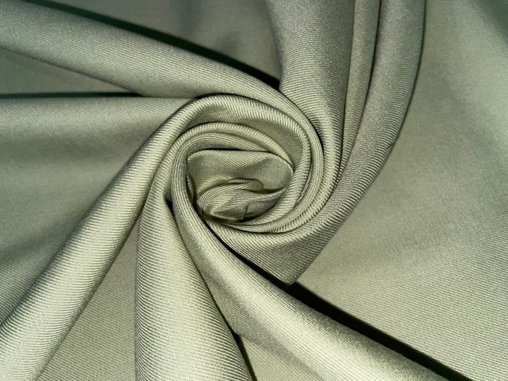 TASHMINA FABRIC available in 4 colors with matching solid [light olive/beige/pastel green and peach] [15398-15403]
