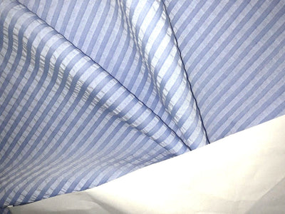 Vercelli Italian cotton seersucker fabric 58" wide available in white / multi/ blue /fawn /baby pink/ sky blue and bright blue seersucker stripes