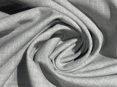Italian Suiting blended viscose ,poly, acrylic light grey color 58" wide [17605]