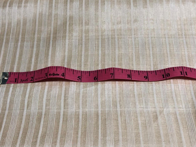 TUSSAR SILK FABRIC WITH SILK STRIPES 44" WIDE [17645]