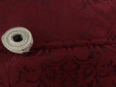 Brocade Fabric FLORAL Jacquard   44" WIDE available in 7 colors red,black,green,pink,wine,navy and goldBRO984