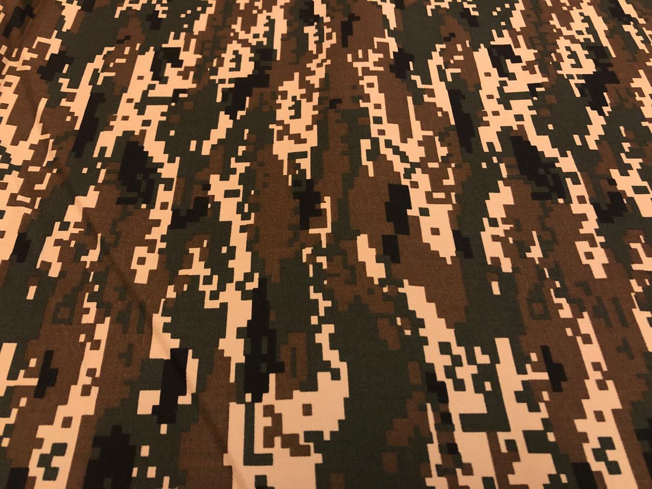 100% Cotton Denim  Fabric 58" wide available in 5 different designs of army prints