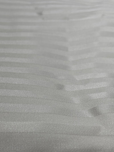 100% NATURAL banana FIBRE striped fabric White color 58" wide dyeable [17306]