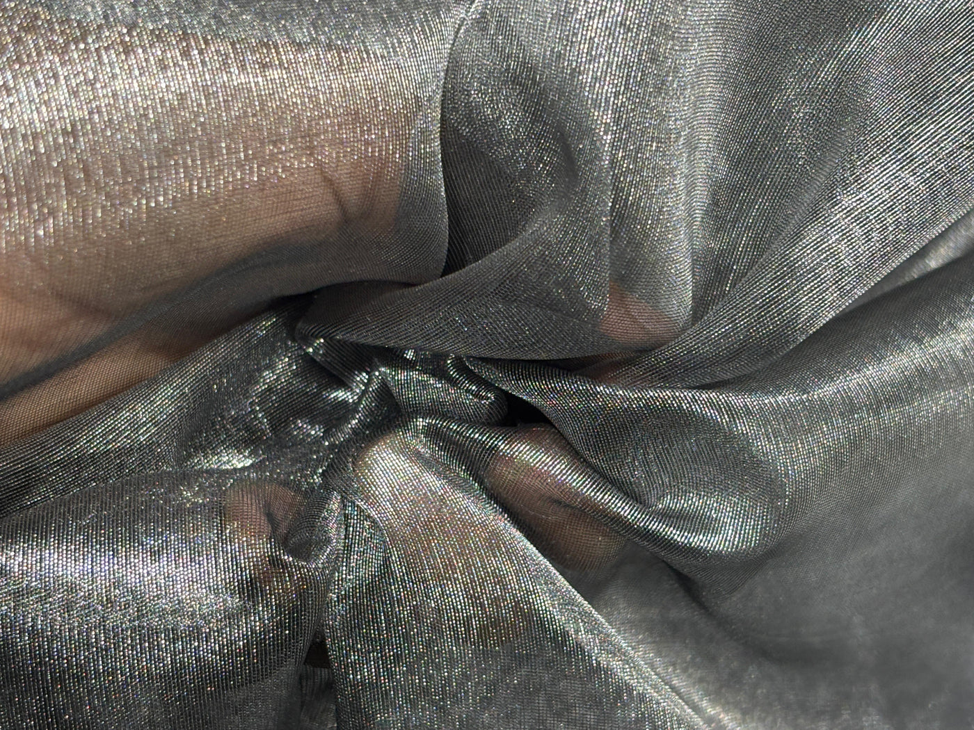 Tissue fabric 44" wide silver grey [17802]