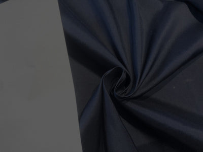 Silk Dupioni fabric dark navy  54" wide DUP429