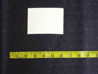 Silk Brocade FABRIC Denim Blue COLOR 44" WIDE BRO396[5]