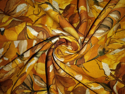 Premium Viscose Rayon  fabric with foil print 58" wide available in four colors