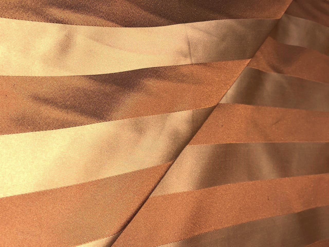 100% silk Taffeta satin stripes available in 8 different color shades [18296/97/98/99/18307/08/09/10]