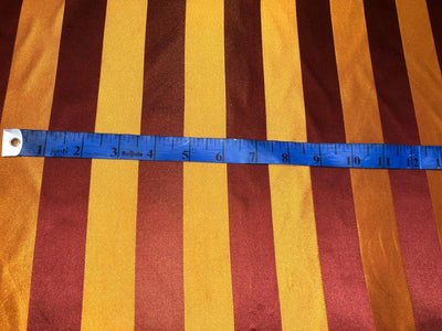 100% silk Taffeta satin stripes available in 8 different color shades [18296/97/98/99/18307/08/09/10]