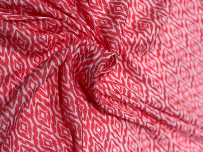 100% Cotton Linen ikat digital print 44" wide available in 4 different styles turquoise,blue and white/blue and white/ice blue,blue and white and orange [17164/65/66/67]