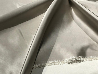 Silk Duchess satin  fabric 40 momme 54" wide beige stone [17608]