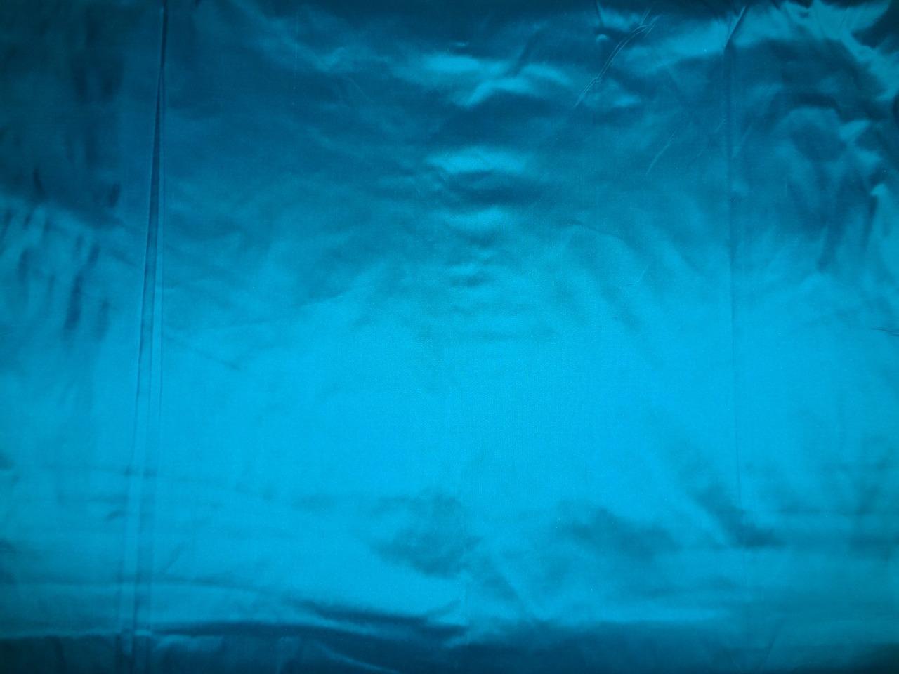 PURE SILK DUPIONI FABRIC TURQUOISE BLUE color 54" wide DUP193[1]