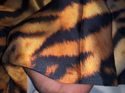 Satin 58" wide TIGER/LION/ANIMAL PRINTS available in 4 choice of prints