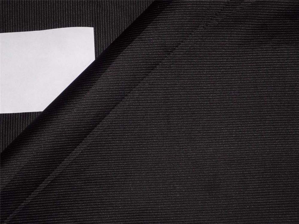 100%silk taffeta fabric PIN STRIPE - BLACK color 54" wide TAF#S135[1]