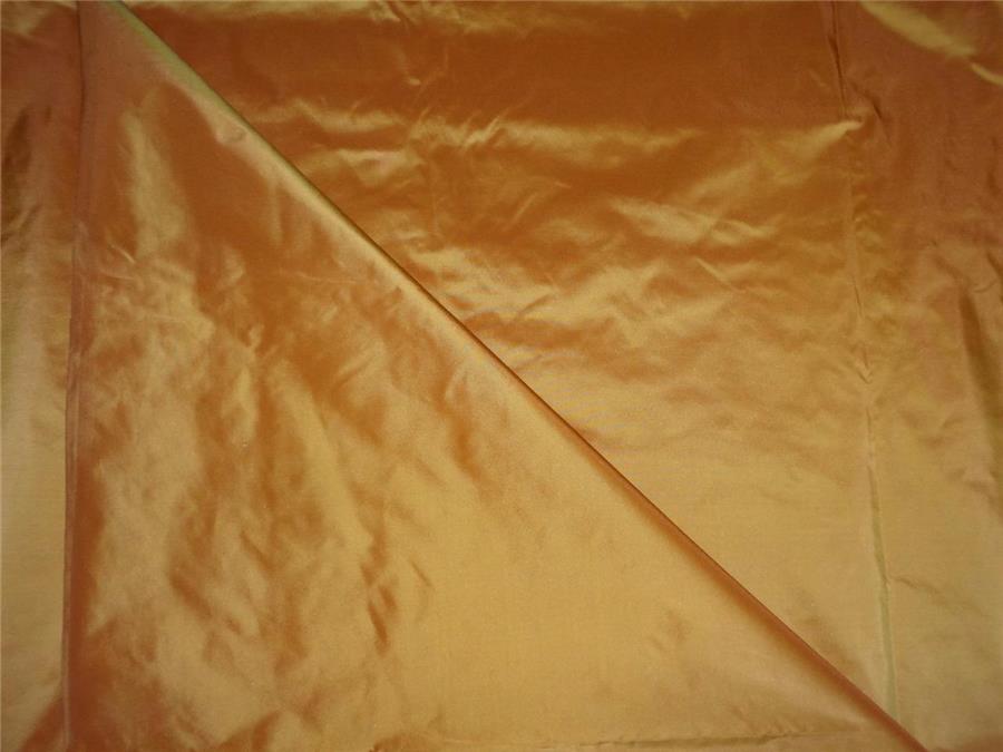 100% pure silk taffeta fabric orange x yellow color 54" wide TAF263