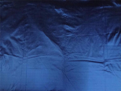 PURE SILK DUPIONI FABRIC DEEP BLUE X BLACK SHOT DUP198[1]