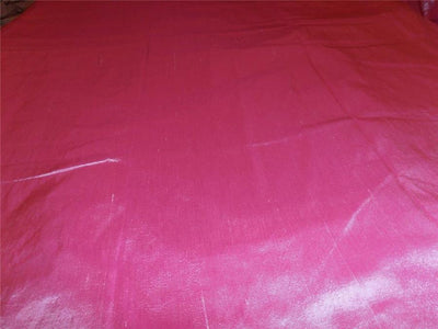 100% PURE SILK DUPION FABRIC SHOCKING PINK color 54" wide WITHOUT SLUBS DUP194[1]