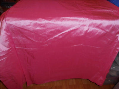 100% PURE SILK DUPION FABRIC SHOCKING PINK color 54" wide WITHOUT SLUBS DUP194[1]