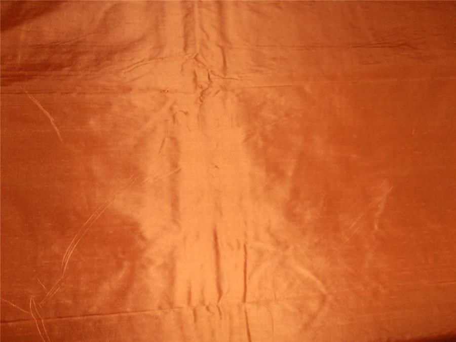 100% PURE SILK DUPION FABRIC SANDALWOOD COLOR 54" wide WITHOUT SLUBS DUP115[1]/131[1]