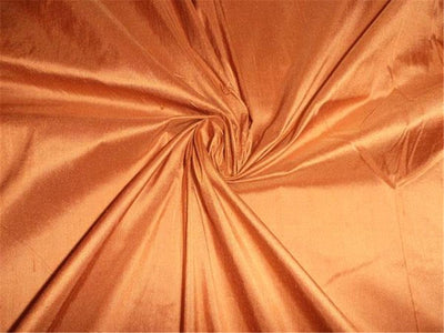 100% PURE SILK DUPION FABRIC SANDALWOOD COLOR 54" wide WITHOUT SLUBS DUP115[1]/131[1]