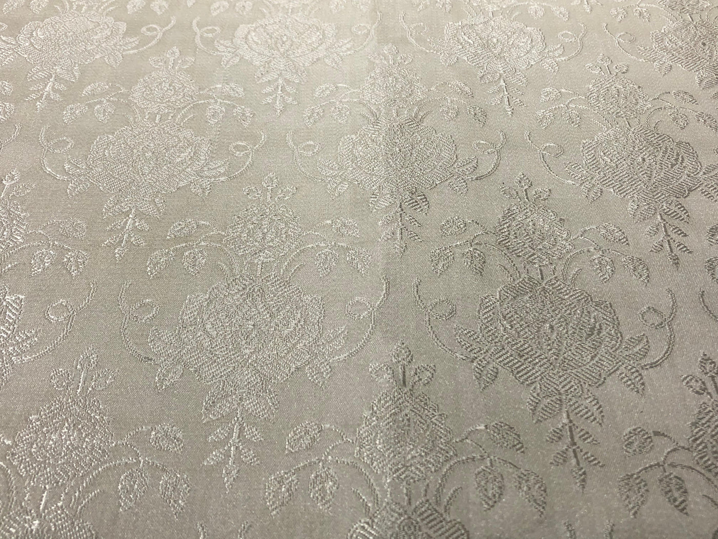 Silk Brocade fabric white ivory self jacquard jacquard BRO1025[4]
