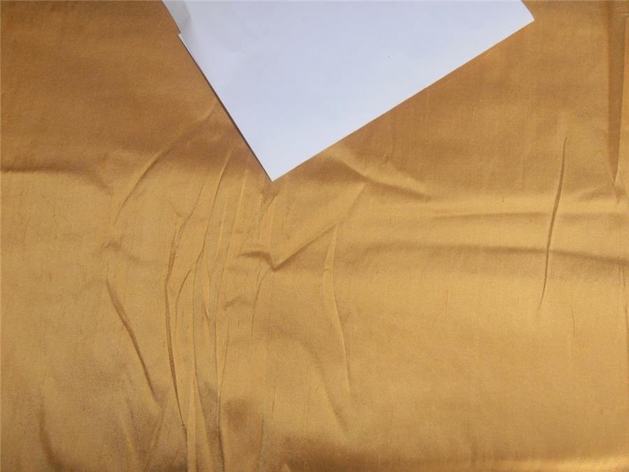 100% PURE SILK DUPIONI FABRIC GOLD COLOR 48" wide DUP167[1]