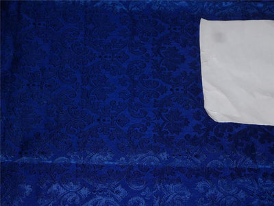 Silk Brocade fabric Royal Blue Color 44" wide BRO461[4]