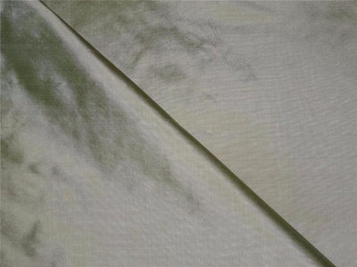 100% PURE SILK DUPIONI FABRIC GOLDEN OLIVE GREEN color 54" wide DUP206[2]