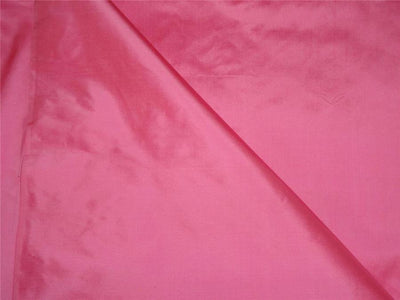 100% PURE SILK DUPIONI FABRIC LIPSTICK PINK color 54" wide DUP209