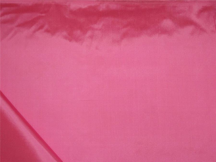 100% PURE SILK DUPIONI FABRIC LIPSTICK PINK color 54" wide DUP209