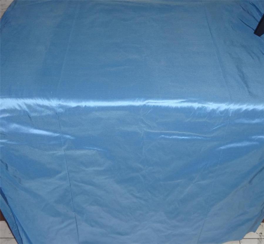 100% Pure SILK Dupioni FABRIC Icy Blue color 54" wide DUP170[4]