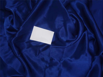 100% PURE SILK SATIN FABRIC 120 GRAMS ROYAL BLUE colour 44" wide MIX_5[3]