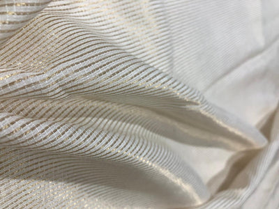 NYLON tissue with gold stripes [17564]