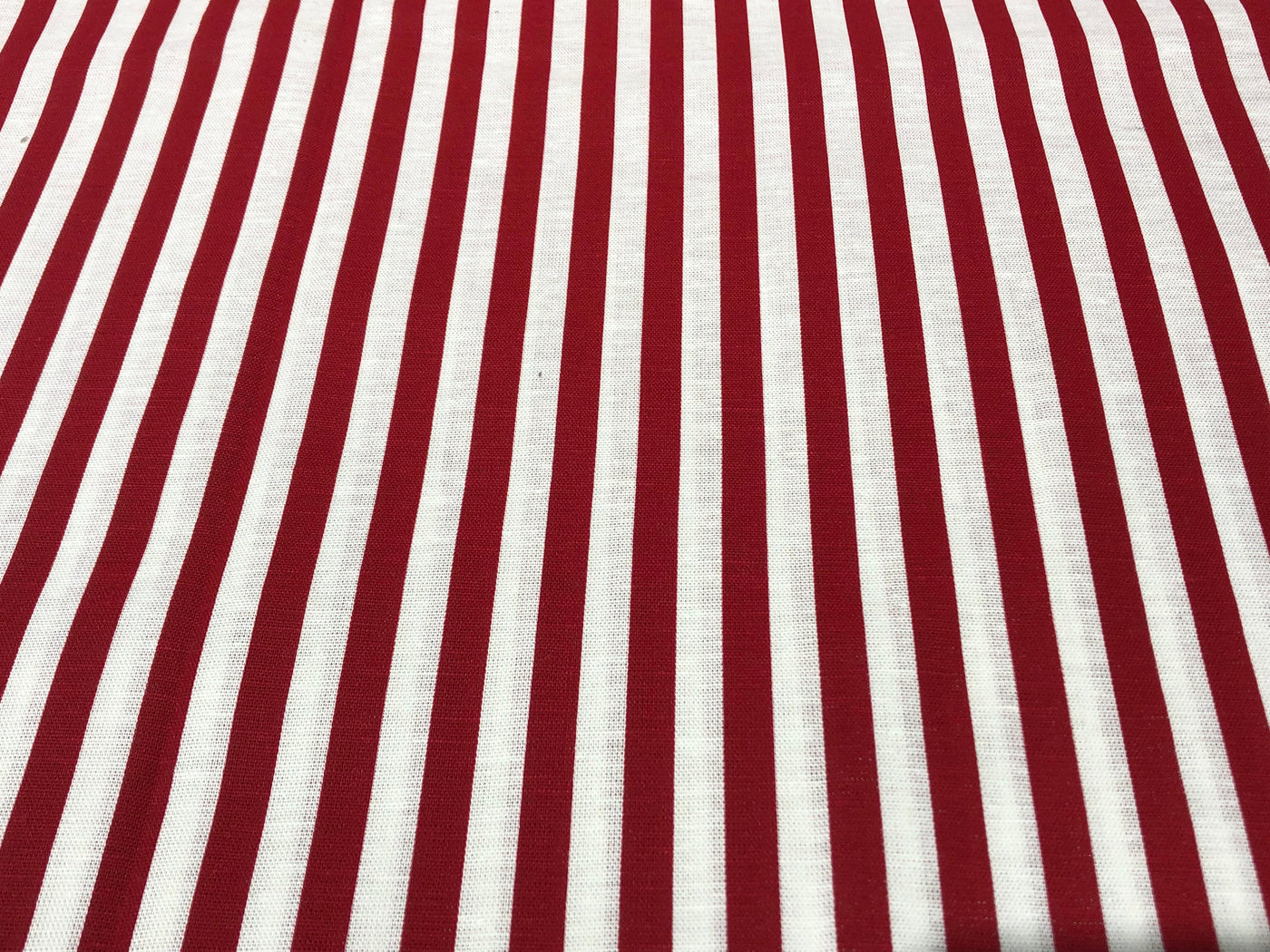Linen  Fabric 48"wide  red and white  stripe [17288]