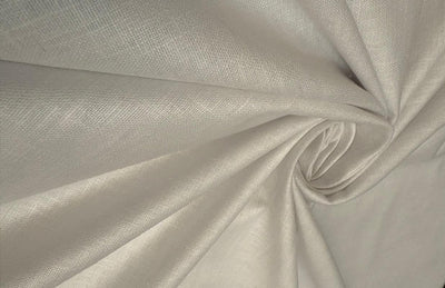 Cotton canvas  fabric White 58"[18578]