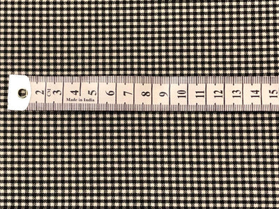 SUITING PLAIDS POLYESTER VISCOSE 58"hounds tooth available in 2 sizes 3 mm and 4 mm [18318/19]