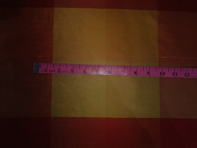 SILK Dupioni Multi Color plaids Fabric 54" wide DUP#C93[1]