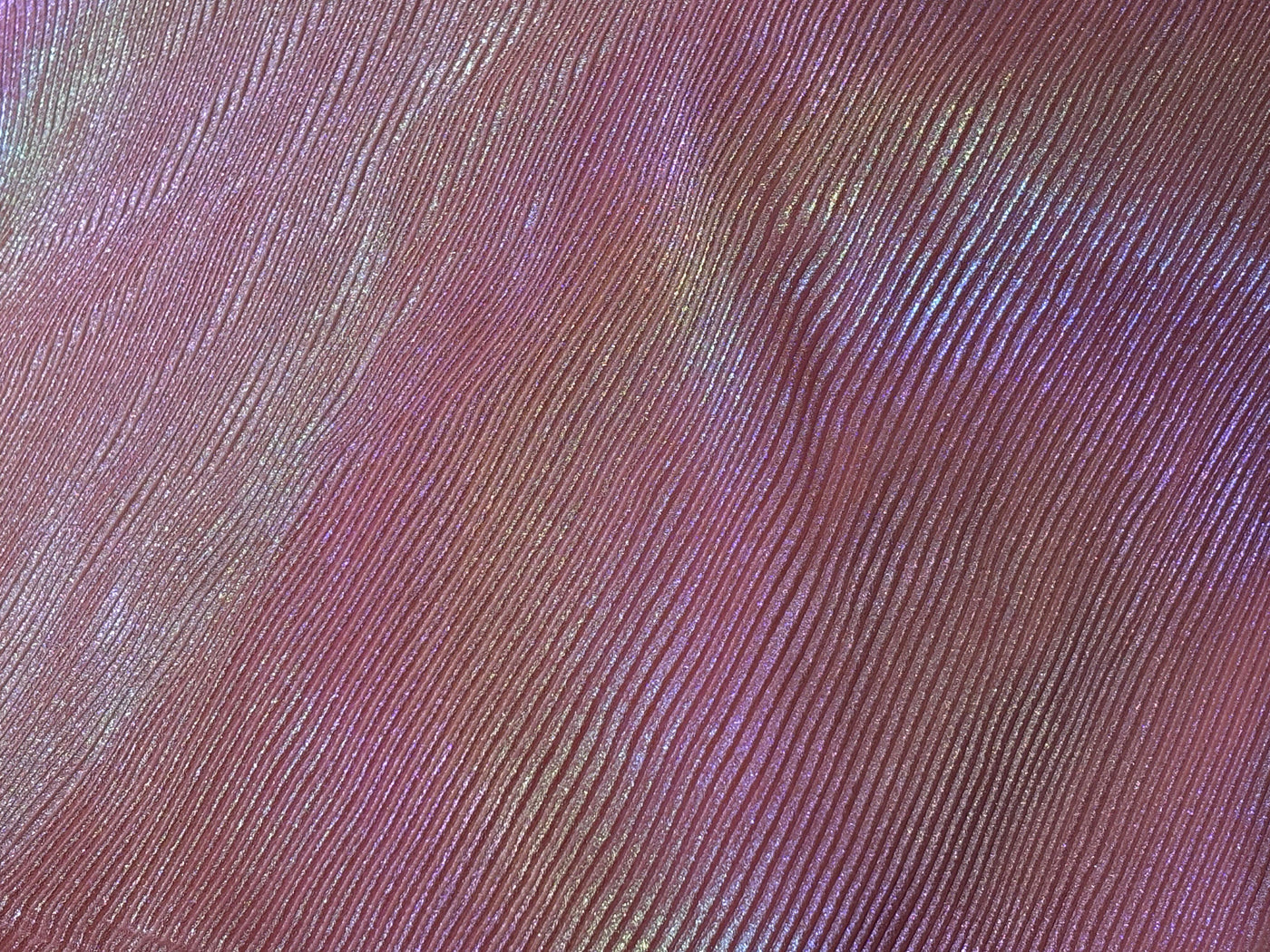 Pleated Rainbow Foil Fabric With Lycra 58'' Wide available in two colors barbie pink and candy pink [17249/50]
