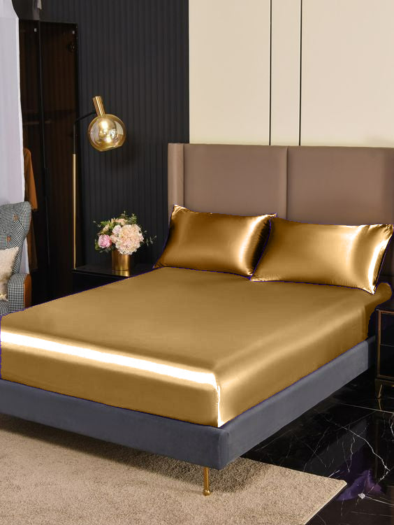 Modal satin bedsheet set